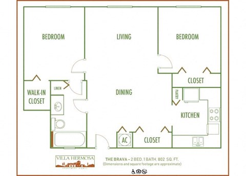 2 bed 1 bath B at Villa Hermosa, Miami, FL
